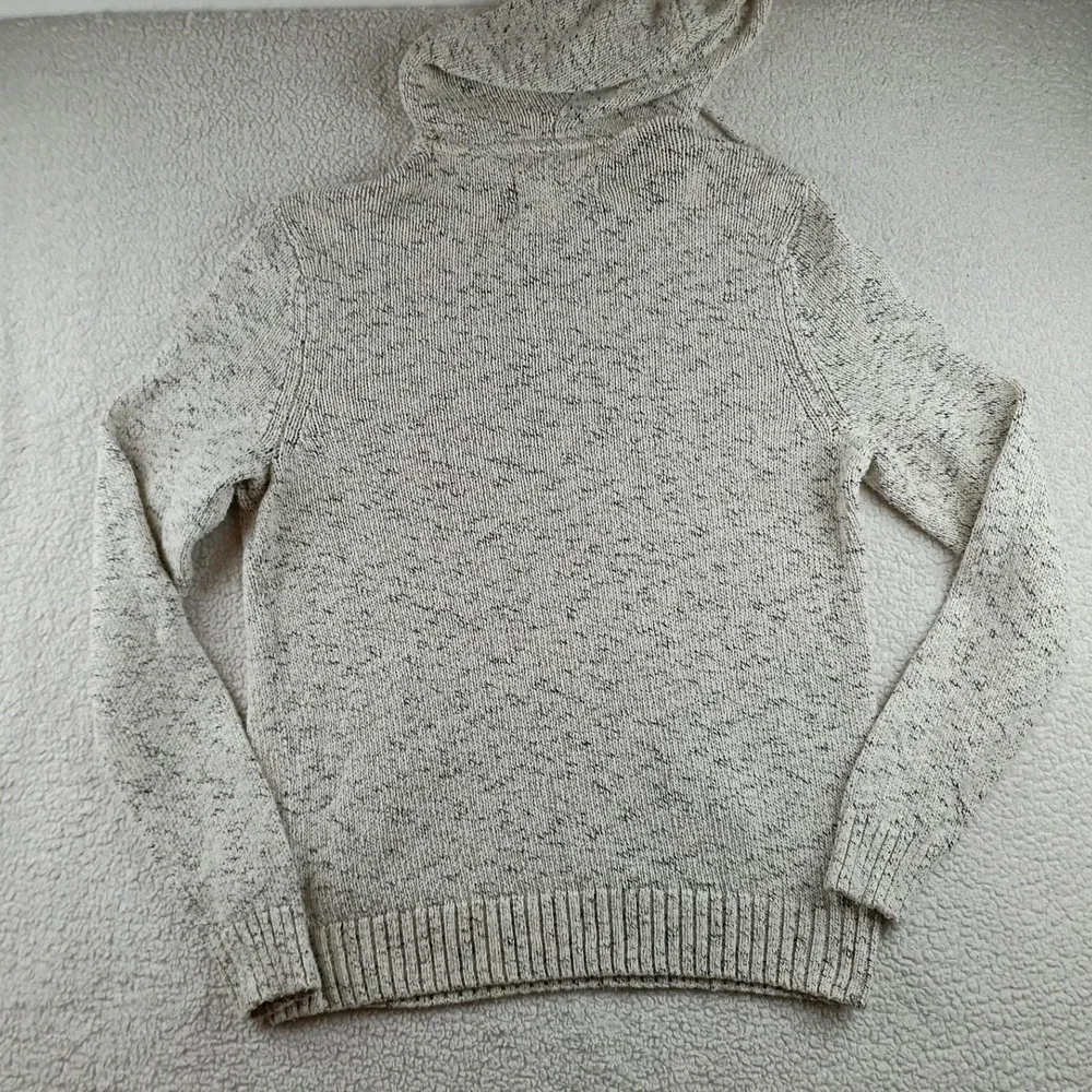 Urban Pipeline Knit Hoodie Sweater Mens Large Oatmeal Henley Pullover YU73S180R